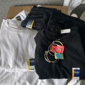 Walmart brand tshirts and bracelets